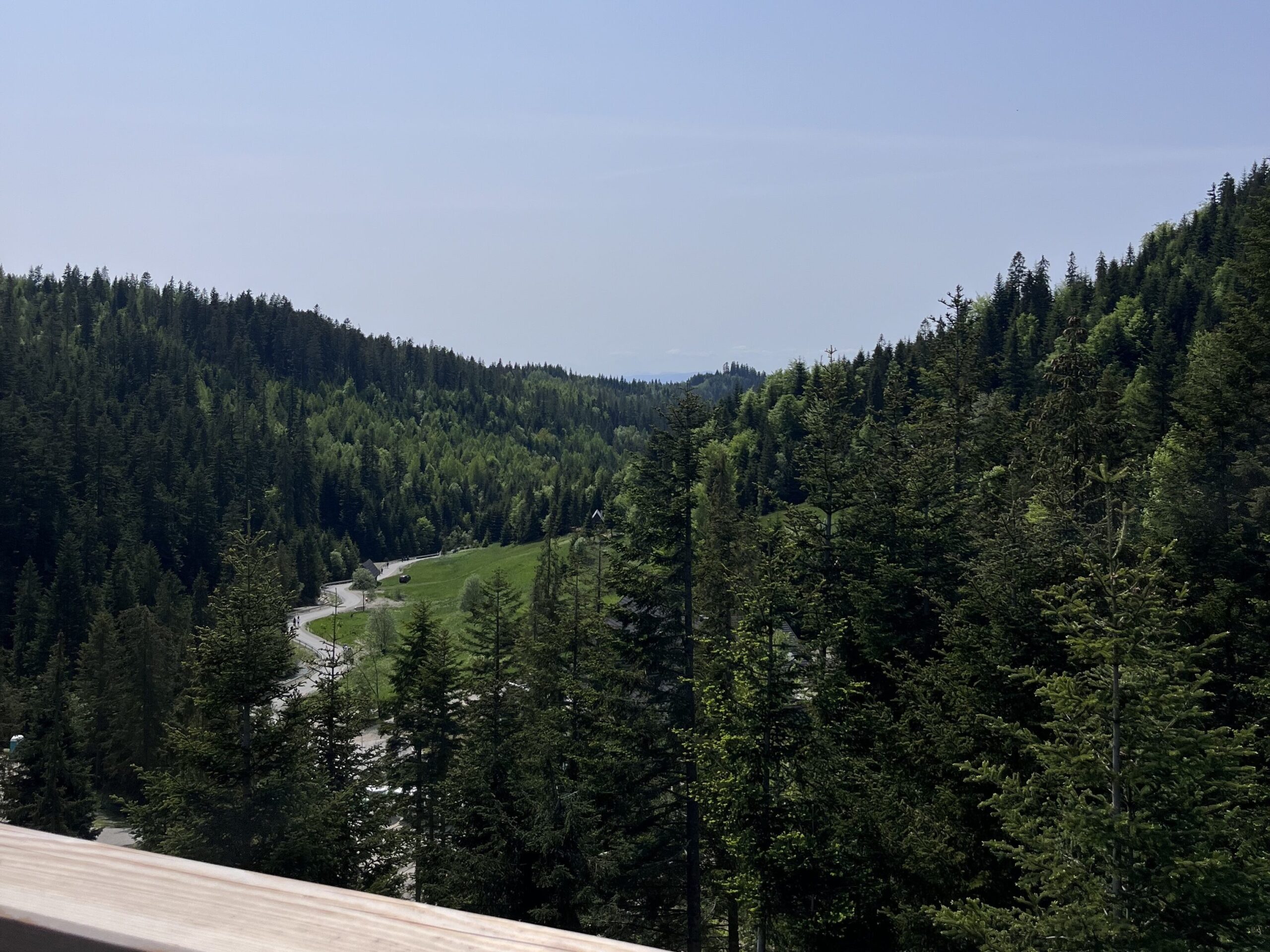 Brama w Gorce panorama